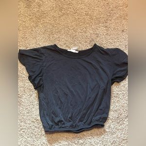 CAUTION TO THE WIND BLACK SHIRT